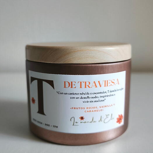 Vela aromatica T de Traviesa 90g