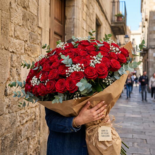 Ramo 100 rosas