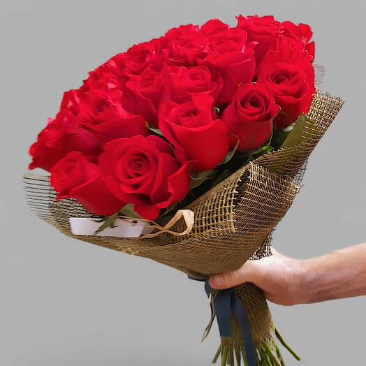 "Para siempre"/Ramo de 21 rosa