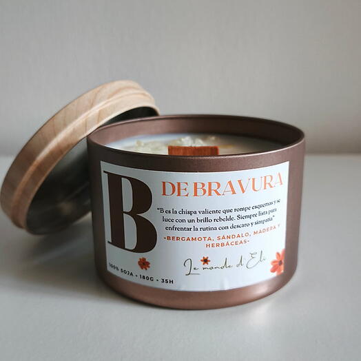 Vela aromatica B de Bravura 180g
