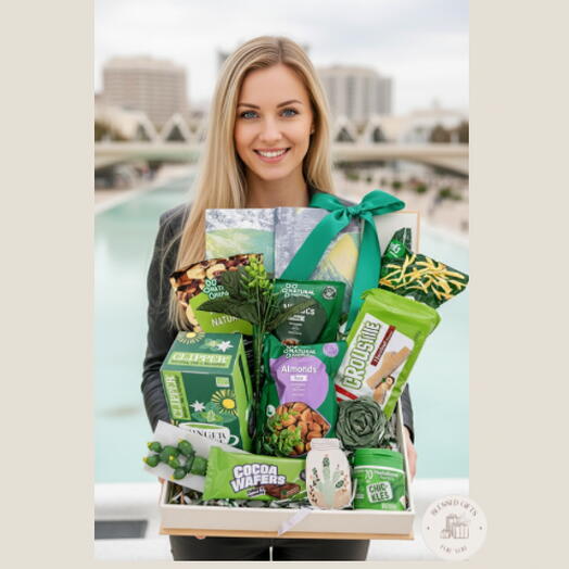 🌿 Натуральная зелёная оздоровительная коробка