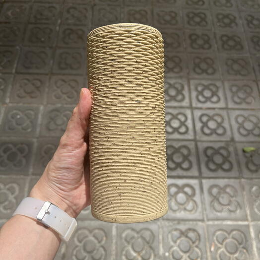 Jarrón cerámico impreso en 3D-1