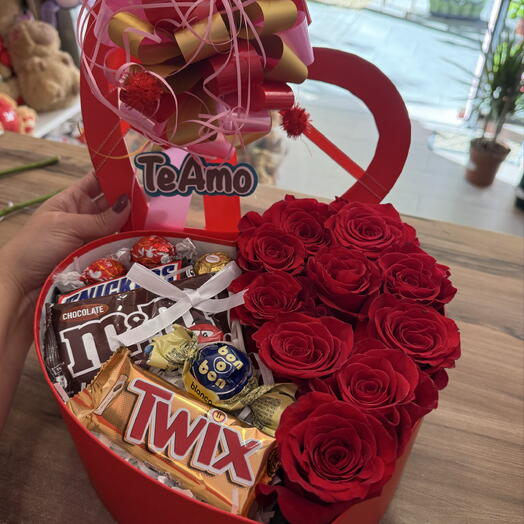 Dulce corazon de rosa