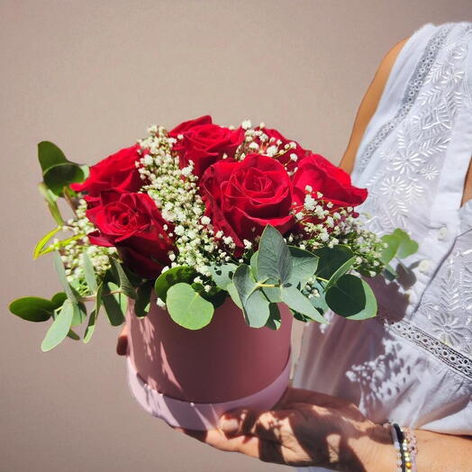 Sombrerera Rosas Romantica