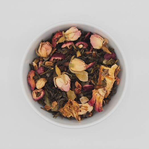 Te verde Naranja fresa