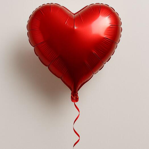 Globo Corazon Rojo con Helio