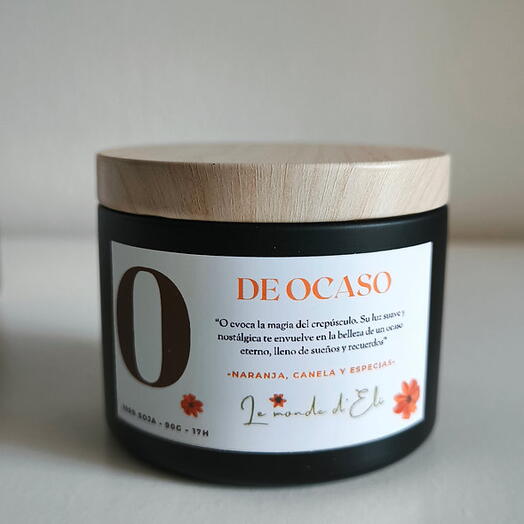 Vela aromatica O de Ocaso 90g