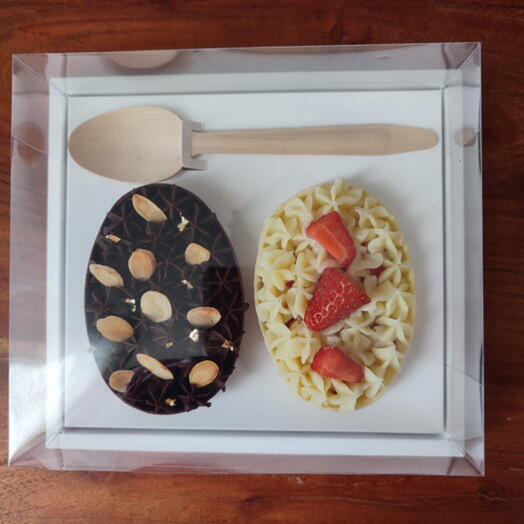 Duo de huevos de pascua