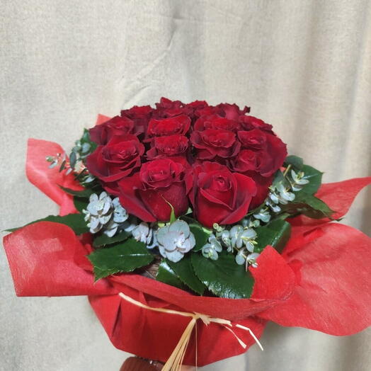 Premium red roses box