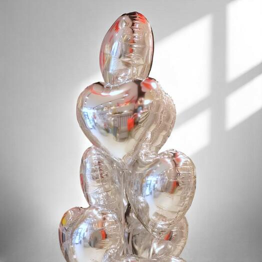 10 globos metalizados