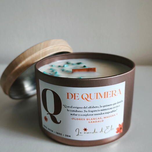 Vela aromatica Q de Quimera 180g