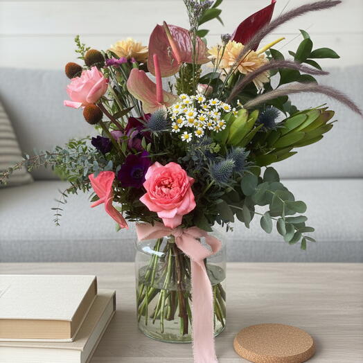 Arreglo floral XL en jarron