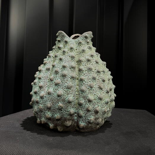 Jarron brote ceramico verde