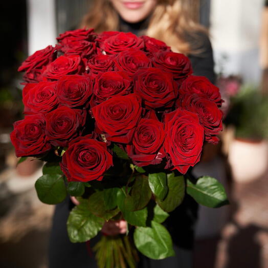 Bouquet de 25 Rosas Rojas