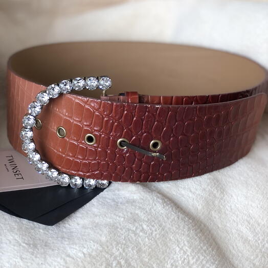 Cinturon piel Twinset