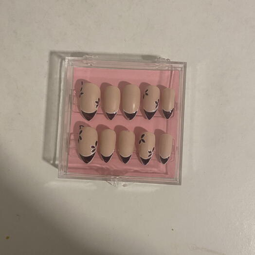 Set de unas diseno francesa original