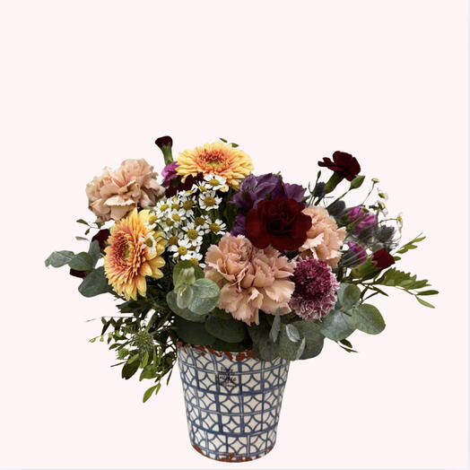 Ramo Campestre con Macetero